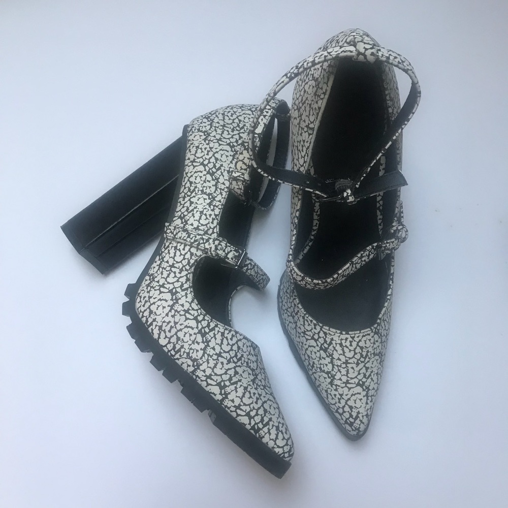 Beau and Ashe Printed Heels